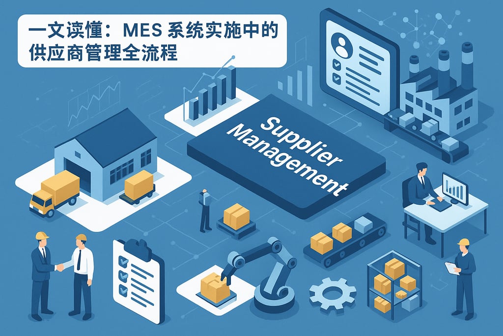 一文读懂：MES 系统实施中的供应商管理全流程